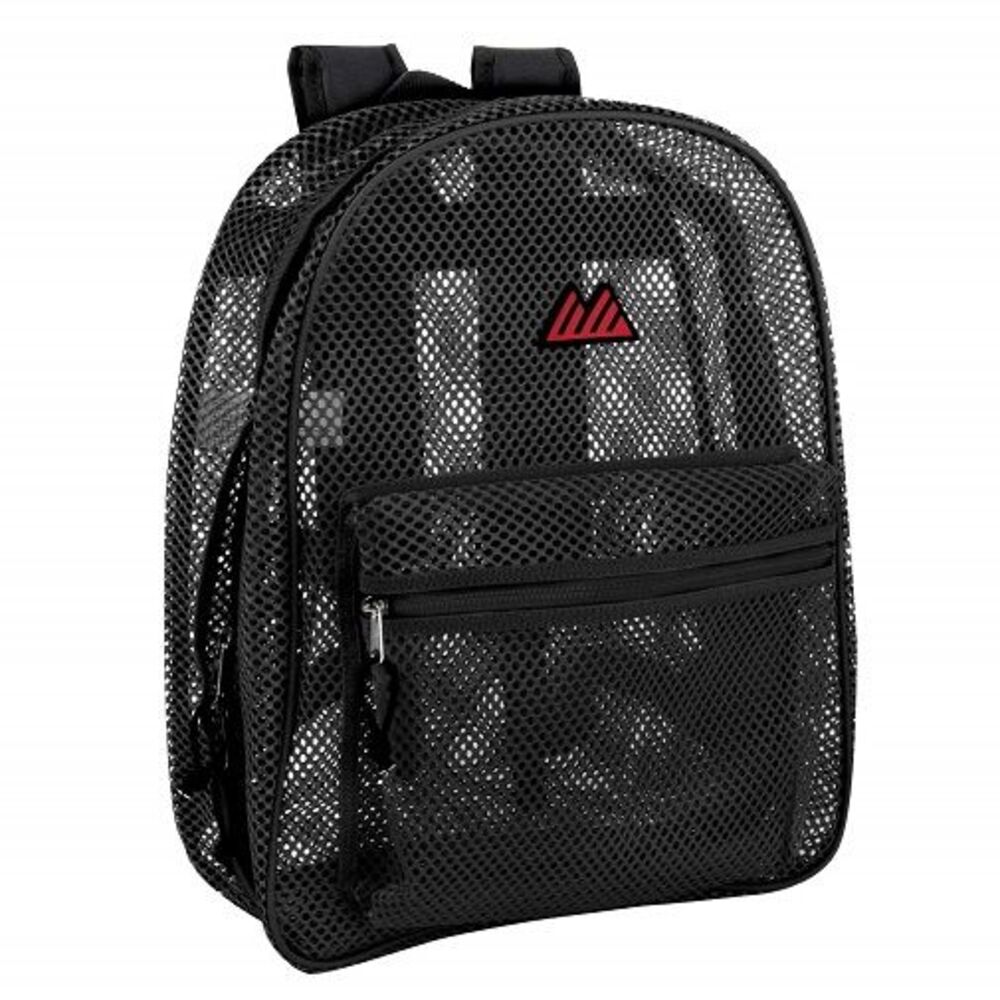 Summit Ridge Black Mesh Backpack - Picture 2 of 3